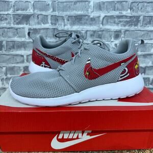 Nike Roshe One Wolf Grey St Louis Cardinals Custom 511881-023 Mens Size 8.5 New